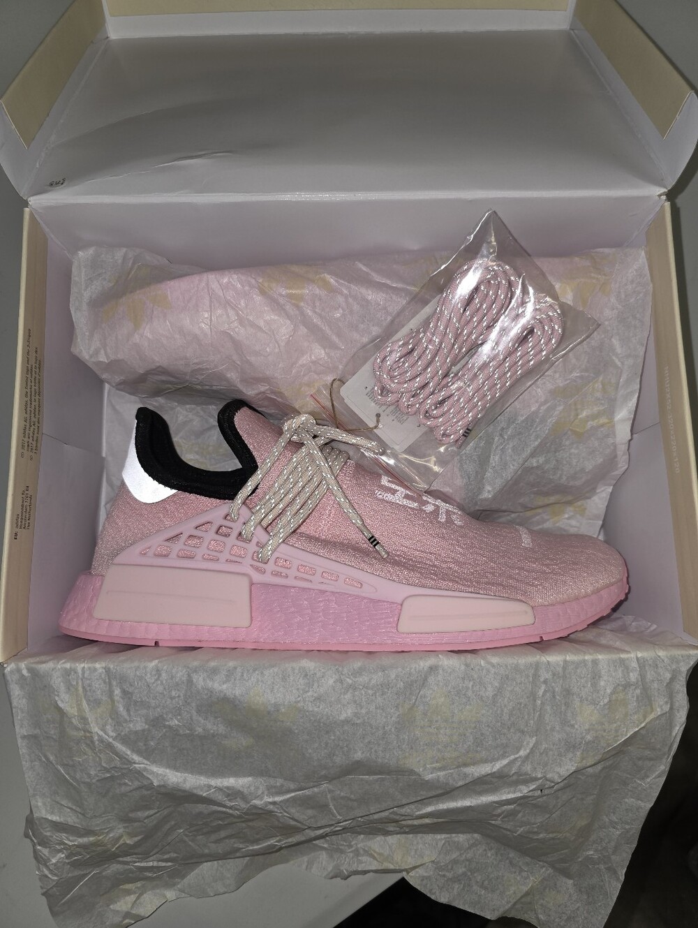 adidas x Pharrell Williams HU NMD Human Race 'True Pink' Sz 10.5